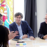 Tuesta, en Bélgica con Puigdemont