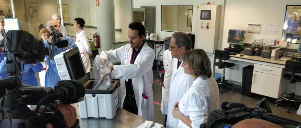 El president Quim Torra i la consellera de Salut, Alba Vergés