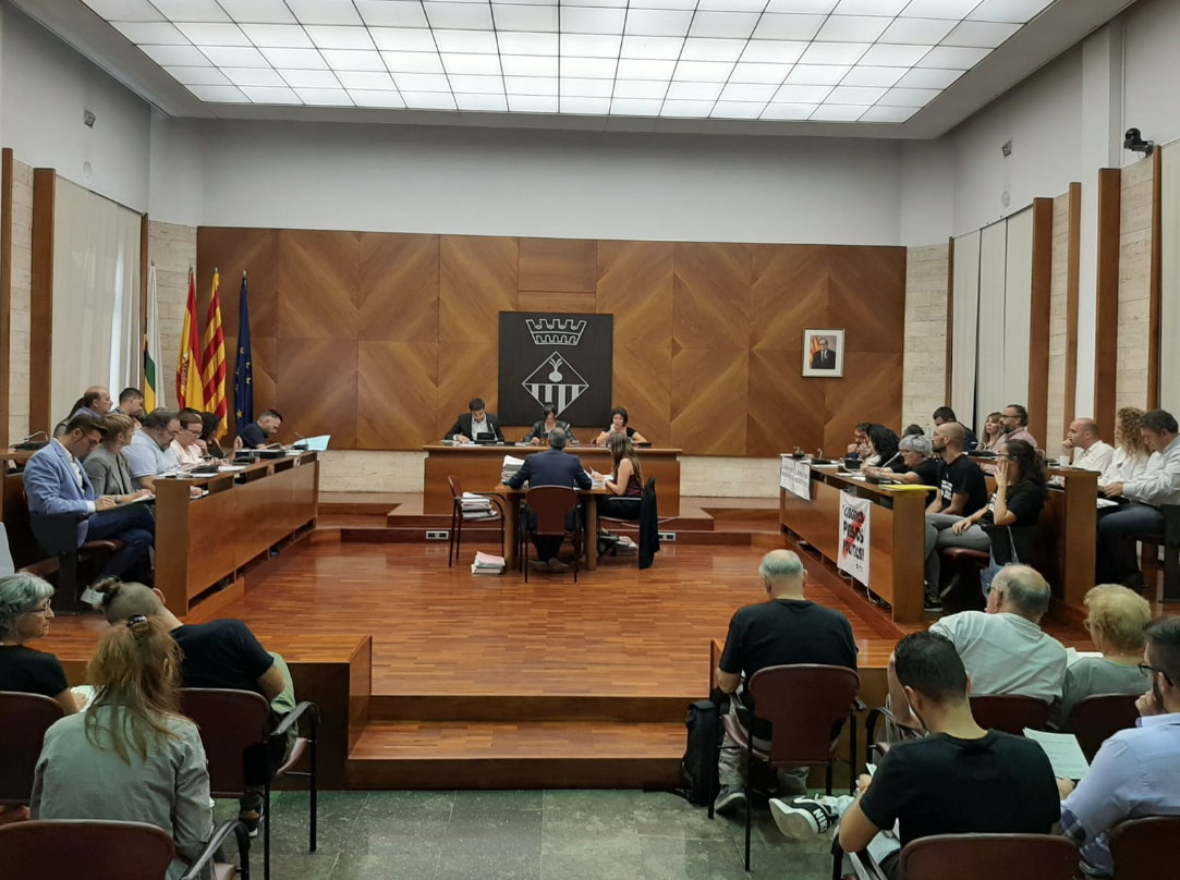 El ple municipal de Sabadell