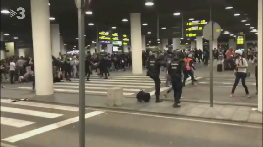 Cargas en el aeropuerto del Prat