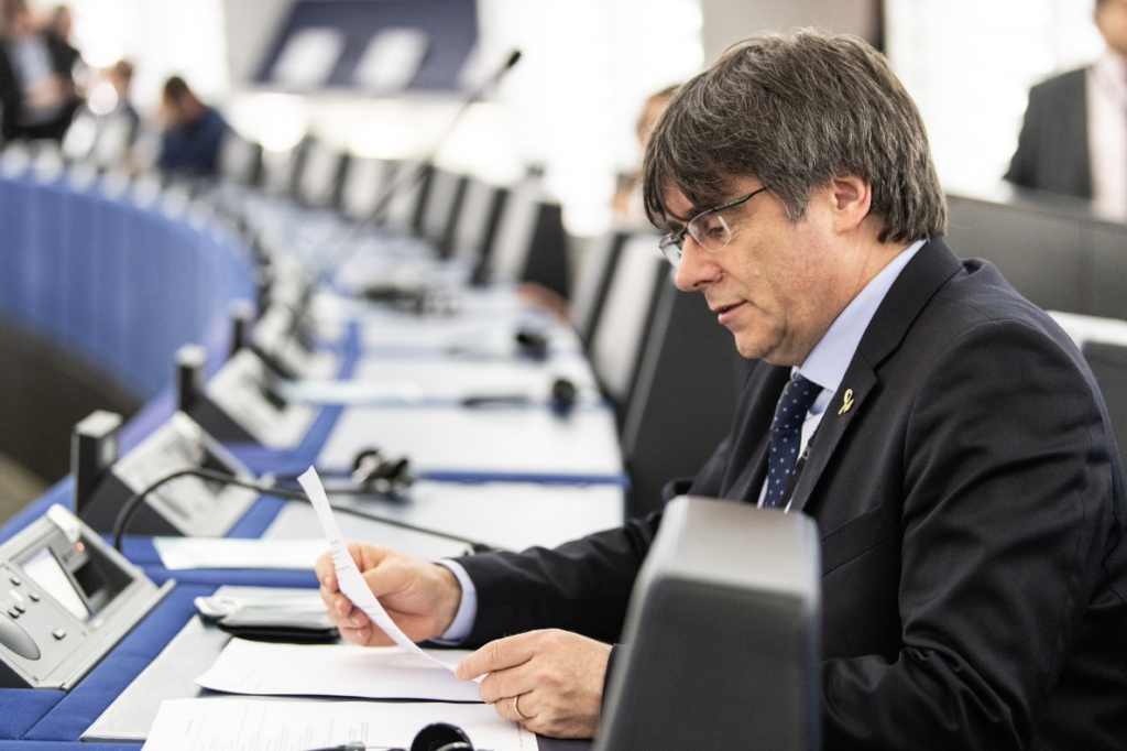 Puigdemont, a l'Eurocambra