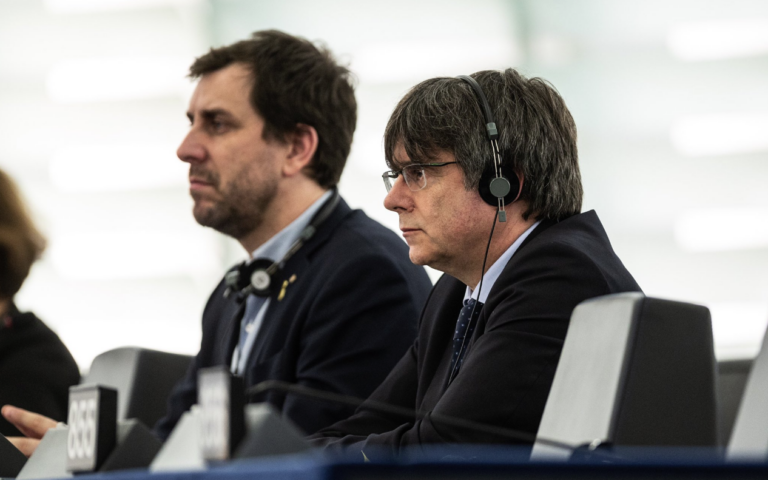 Carles Puigdemont i Toni Comín