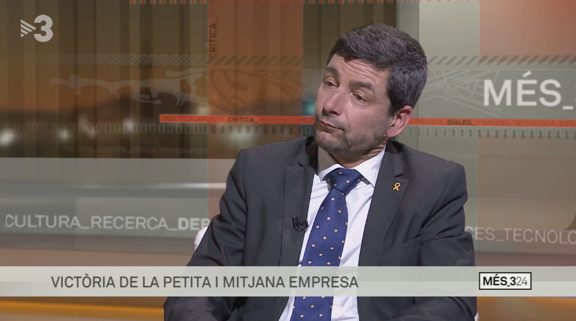 Joan Canadell, al Més 324, l'any 2019