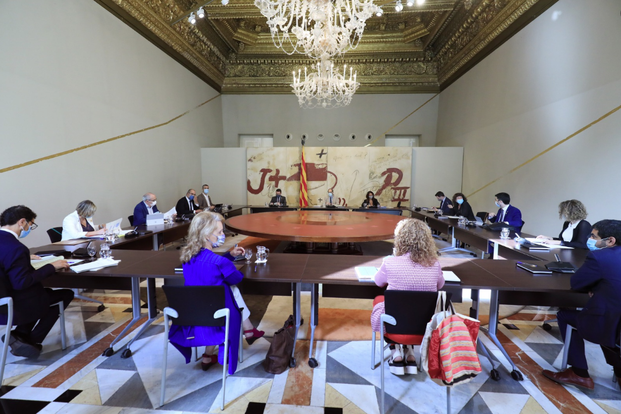 Reunió del govern català, aquest dimarts, 7 de juliol