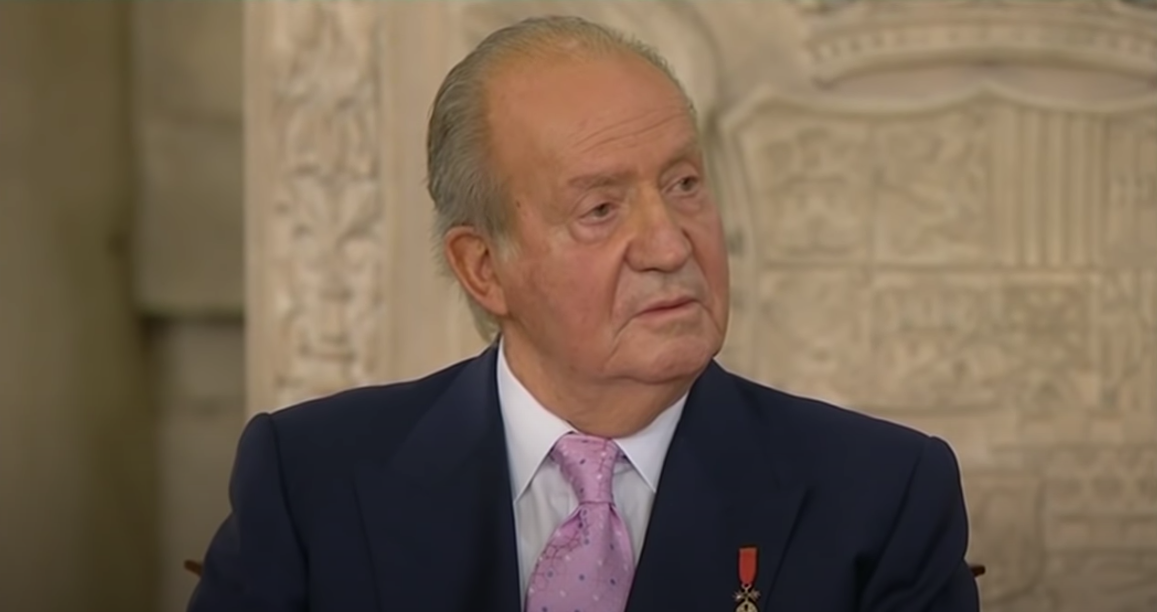 Juan Carlos I, durante la ceremonia de su abdicación, en 2014