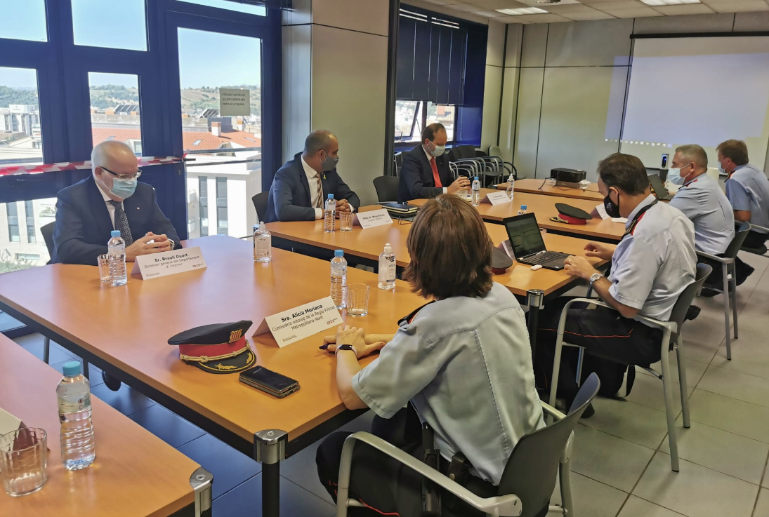 Brauli Duart (el primero por la izquierda), en una reunión reciente de resp