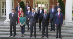 El gobierno de Mariano Rajoy, en 2015