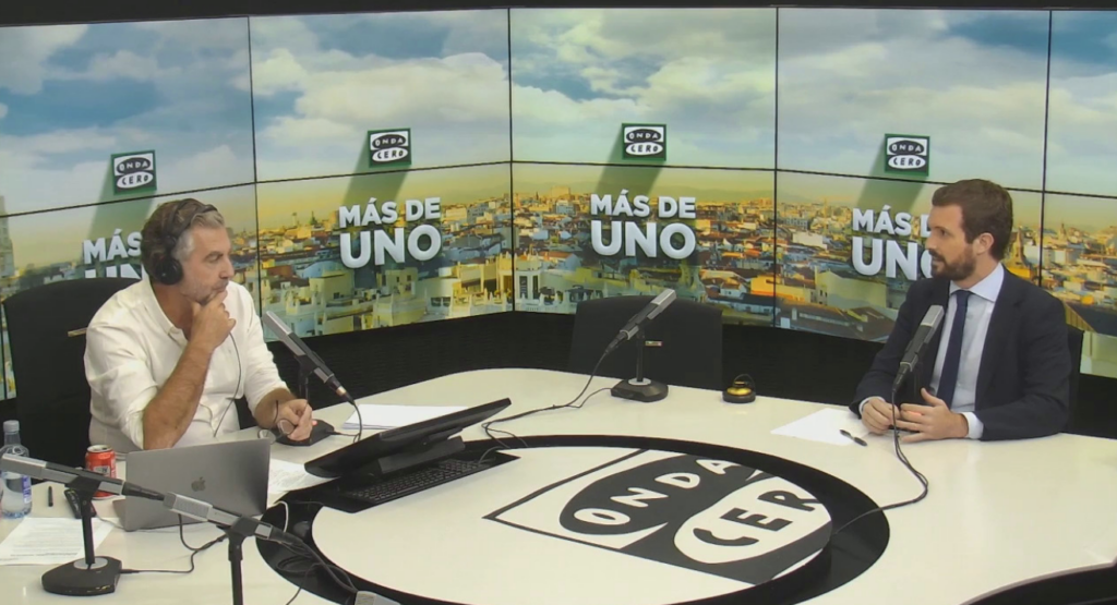 Pablo Casado, entrevistat a Onda Cero