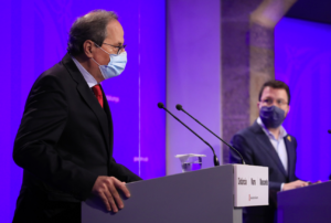 Quim Torra y Pere Aragonés