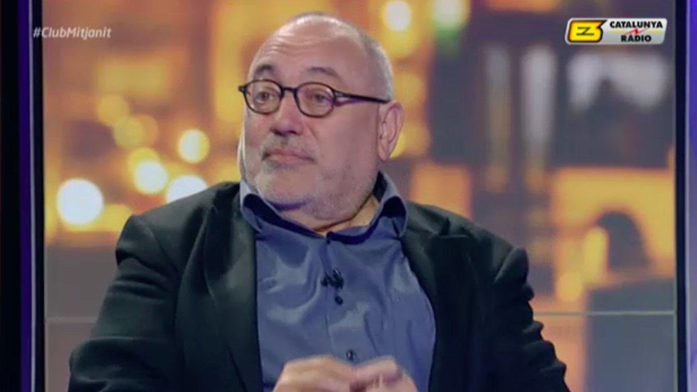 Carlos Pérez de Rozas, en una tertúlia esportiva