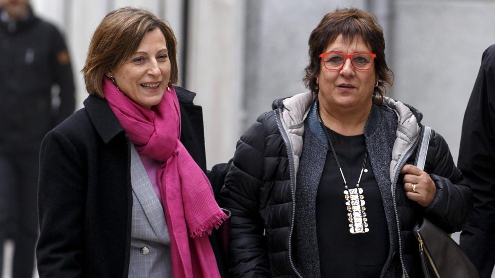 Carme Forcadell amb Dolors Bassa