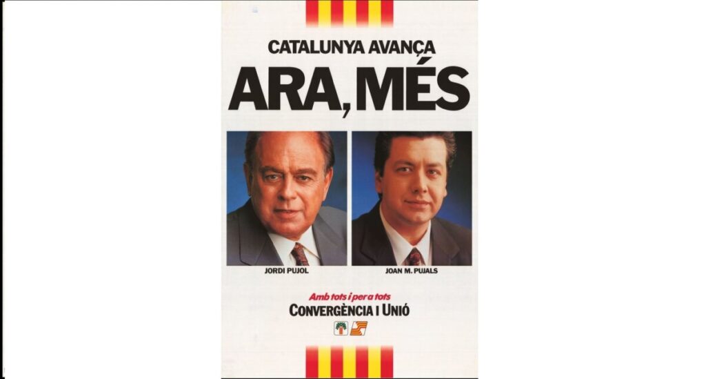 Cartell de les eleccions al Parlament de Catalunya l'any 1992