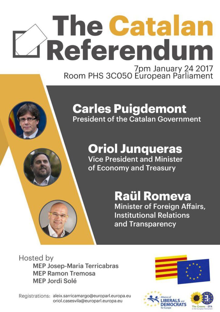 acte parlament europeu puigdemont junqueras romeva