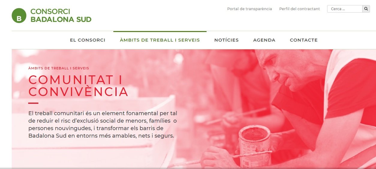 Portal de 'Comunitat i Convivència' del consorci Badalona Sud