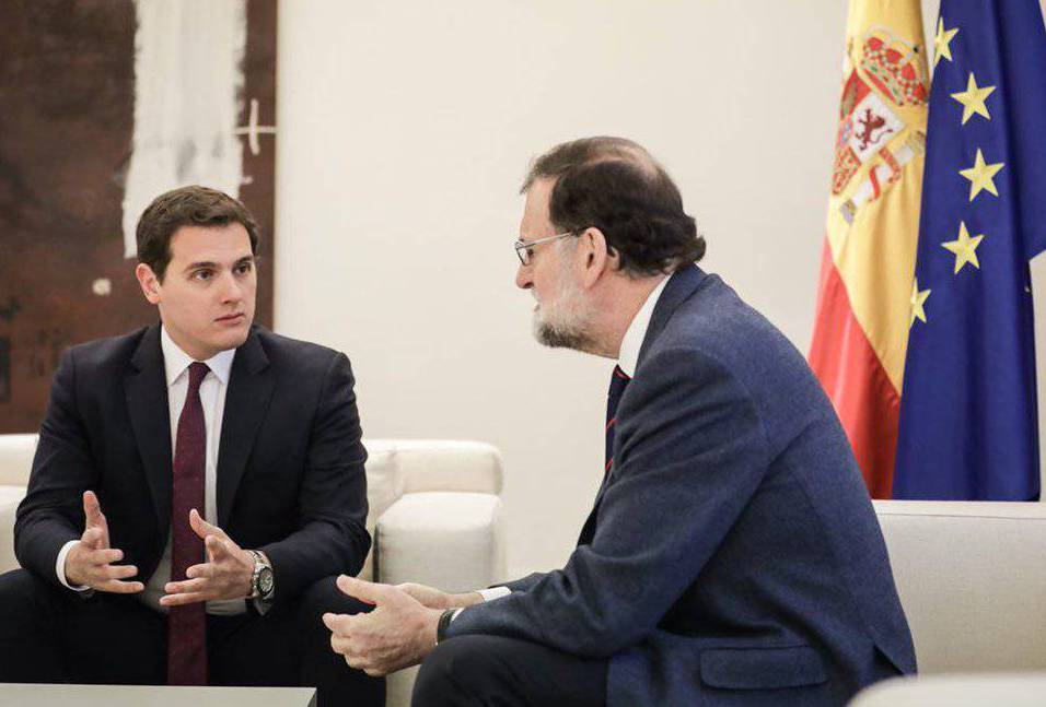 Albert Rivera, amb Mariano Rajoy