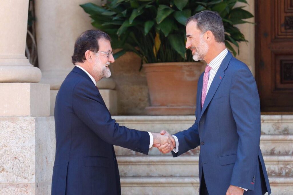Rei amb Rajoy