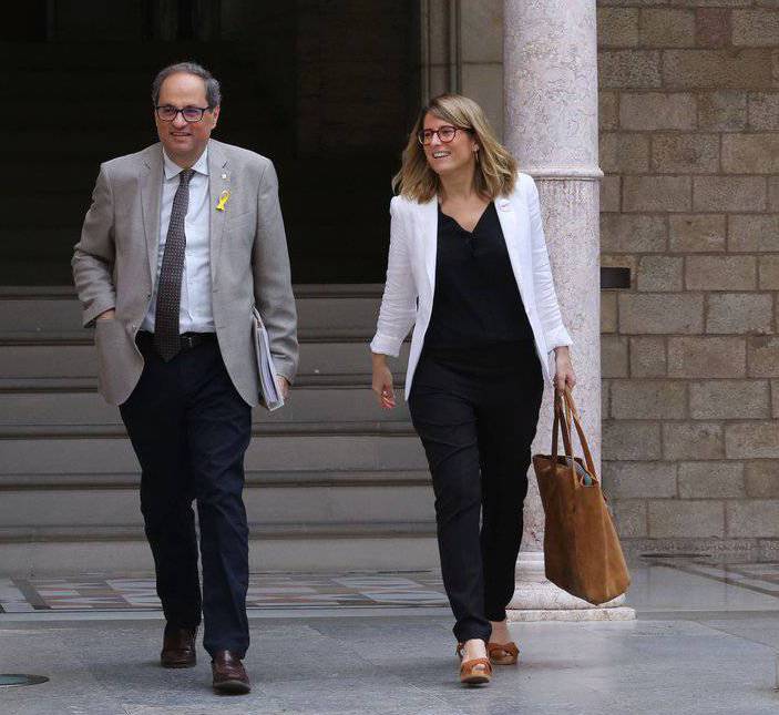 Quim Torra i Elsa Artadi