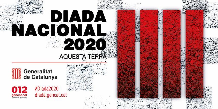 Cartel de la Diada de 2020, a cargo de Cèlia Martín