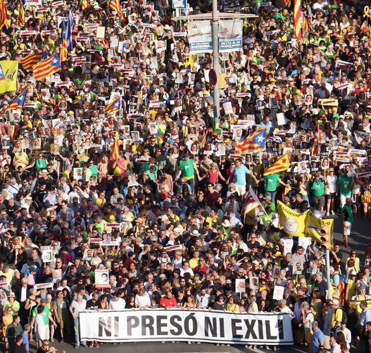 Manifestació per l'alliberament de presos, 14 de juliol