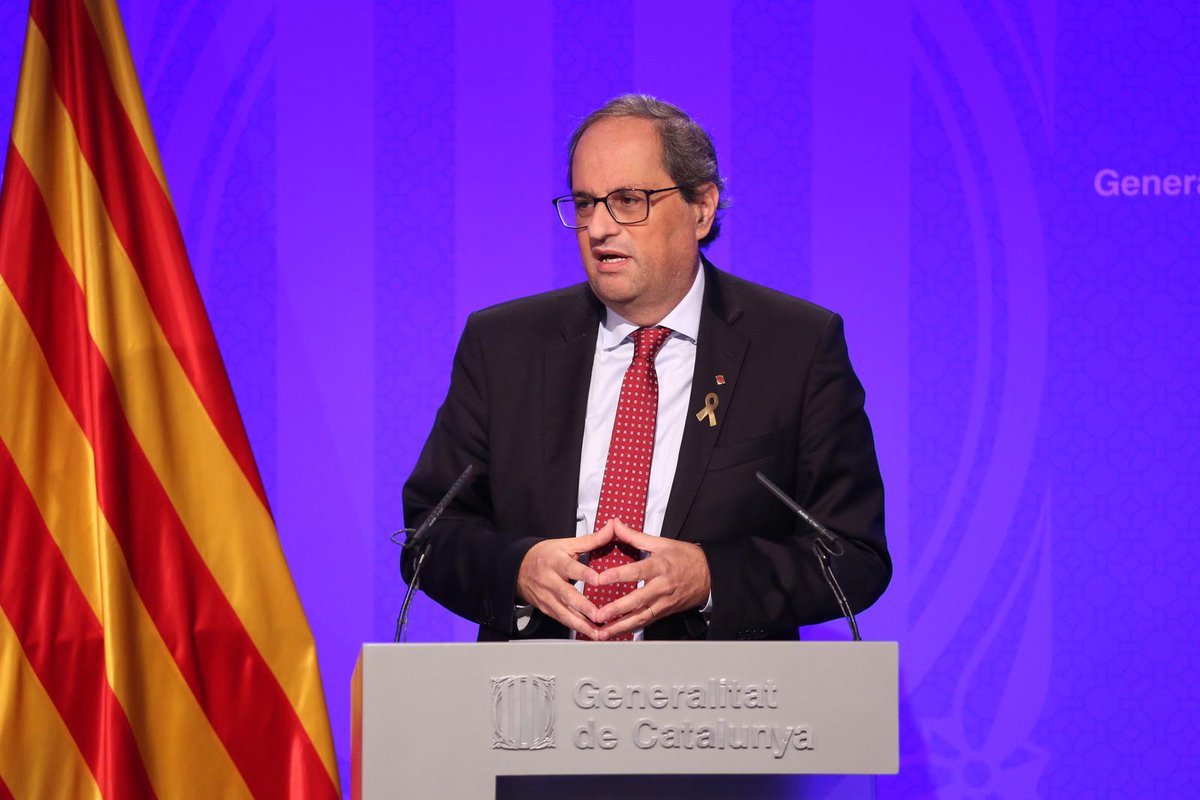 Quim Torra presenta el seu pla de govern