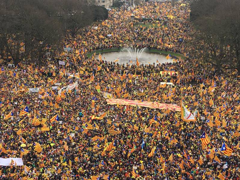 Manifestació Brussel·les
