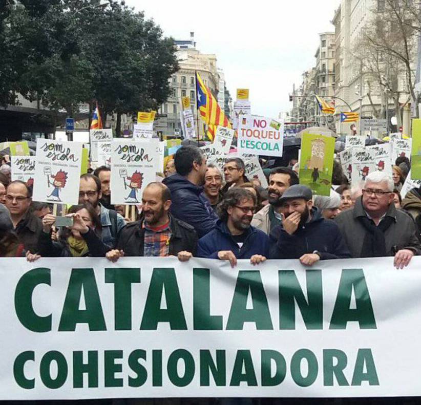 Manifestació escola catalana