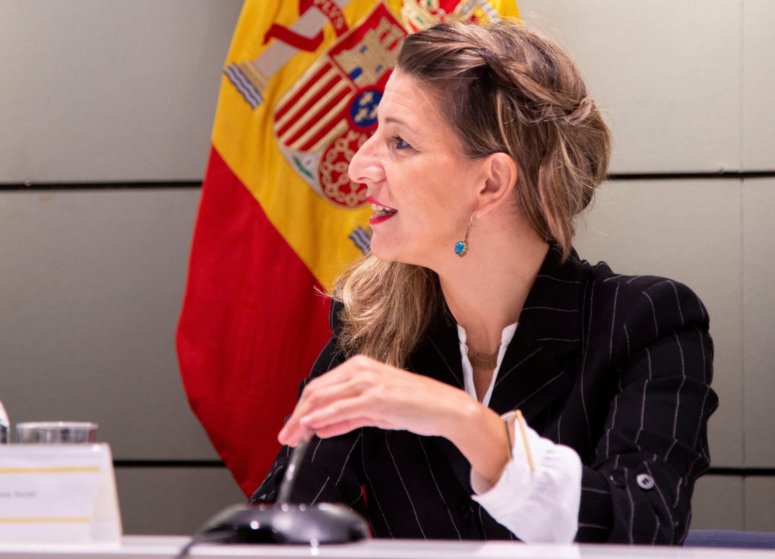 La ministra de Trabajo, Yolanda Díaz