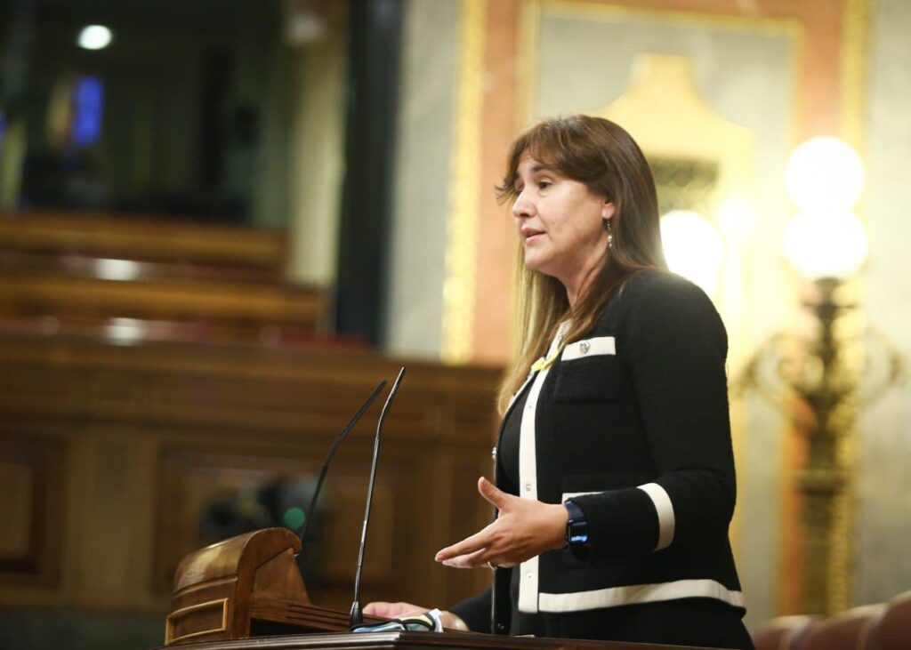 Laura Borràs, en el Congreso