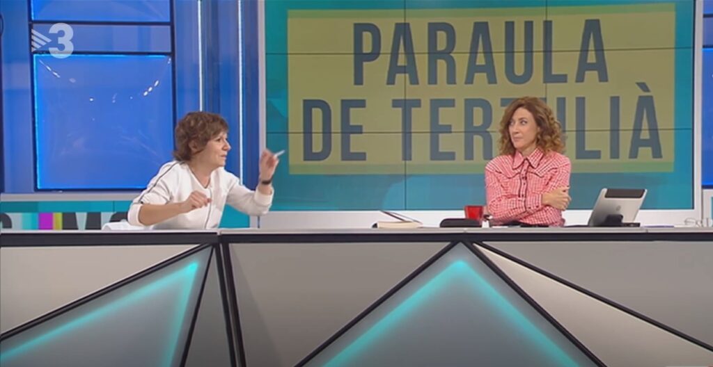 Empar Moliner en el programa 'Tot es mou' del pasado 23 de octubre