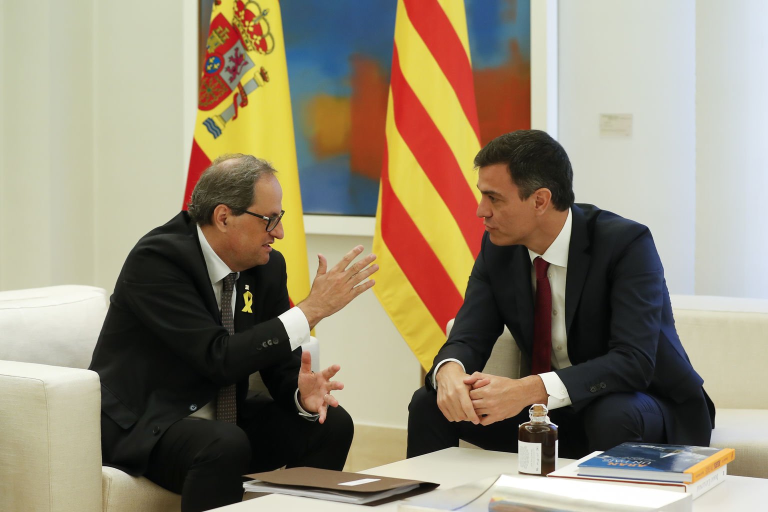 Quim Torra i Pedro Sánchez