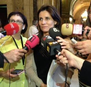 Gemma Calvet, aquest dimecres al Parlament
