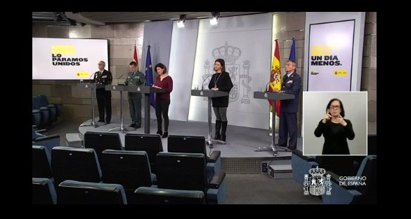 Rueda de prensa de María José Sierra y otros responsables técnicos