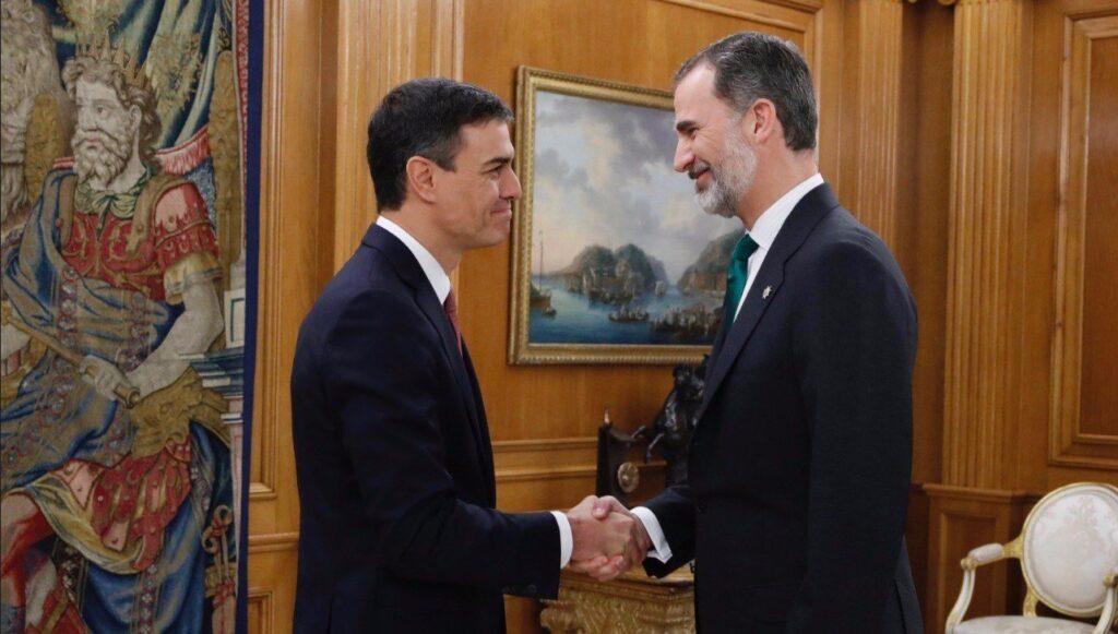 Felipe VI y Pedro Sánchez