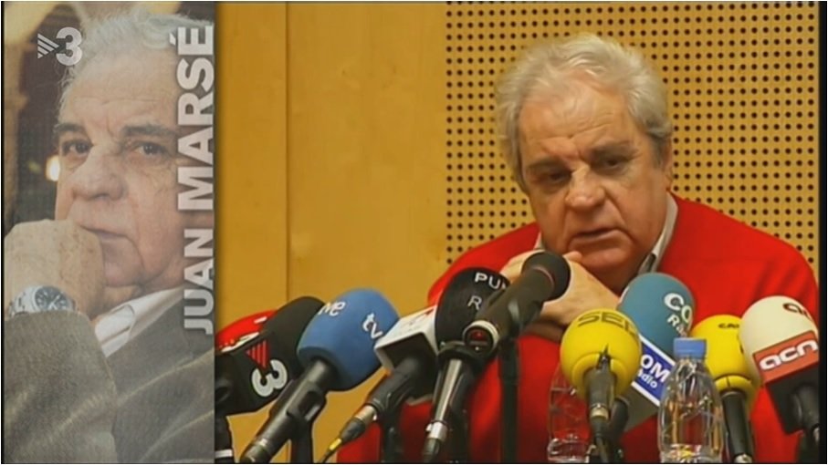 Imagen del video de TV3 dedicado a Juan Marsé
