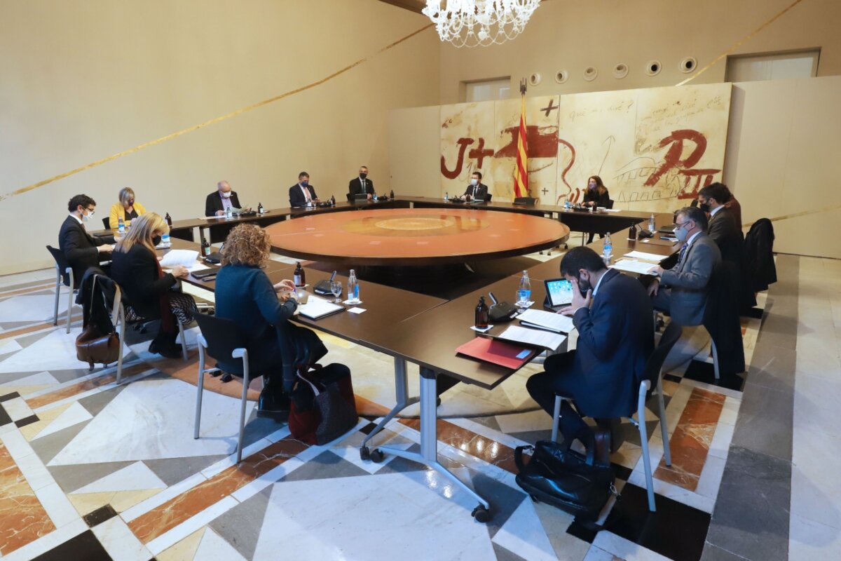 Reunión del 24 de noviembre del gobierno catalán