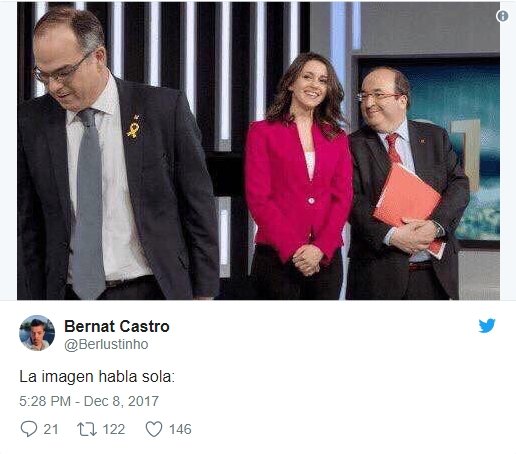 Iceta, Arrimadas y Turull