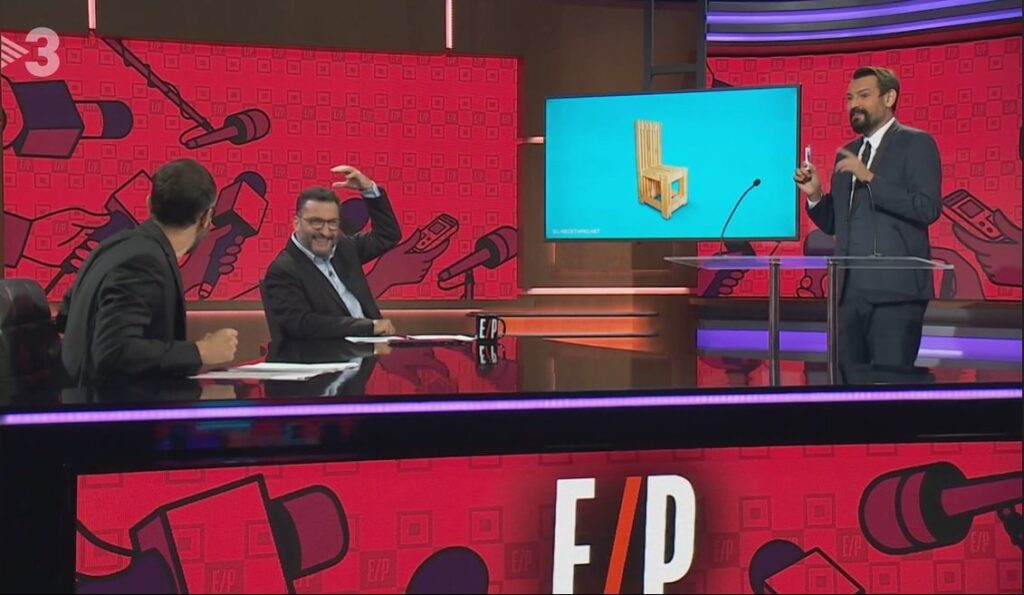 Jair Domínguez, Toni Soler y el nuevo colaborador de 'Està passant',