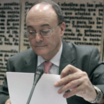 Luis María Linde, governador del Banc d'Espanya