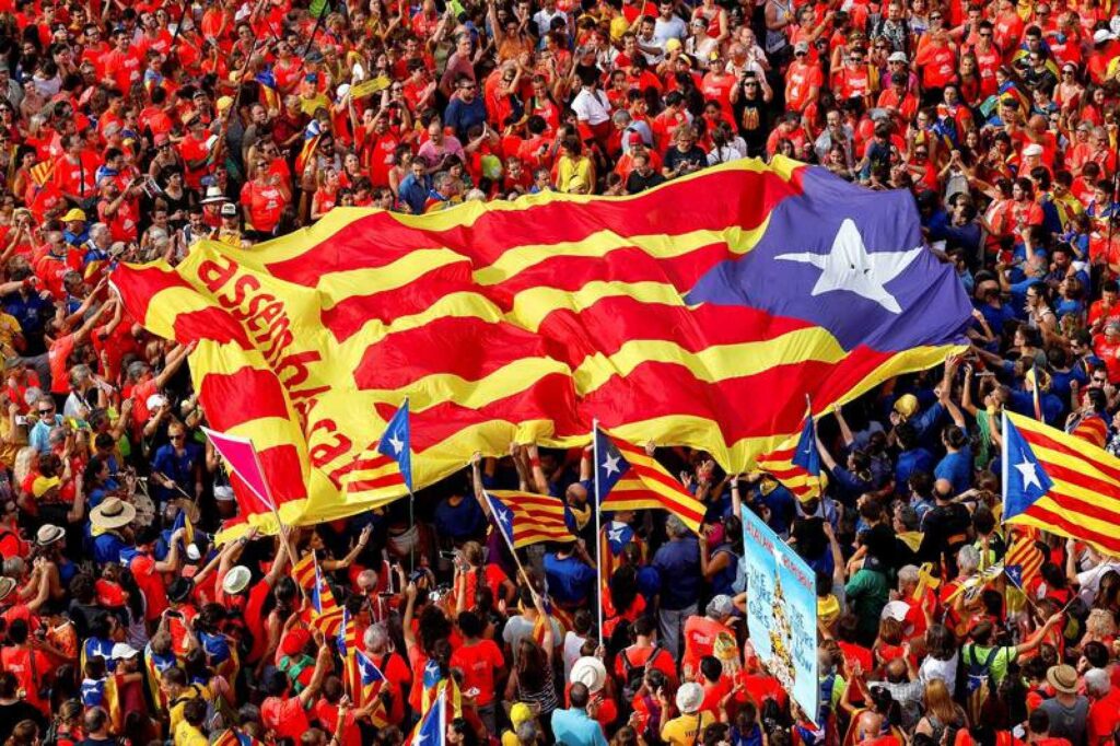 Manifestación del 11-S