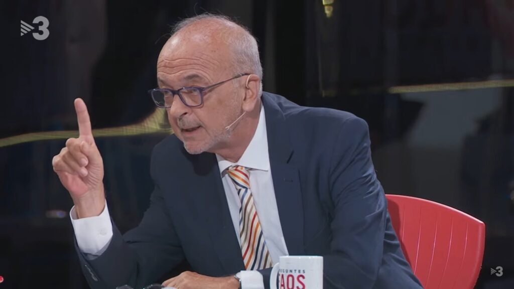 Manuel Cuyàs, en el programa FAQS de TV3