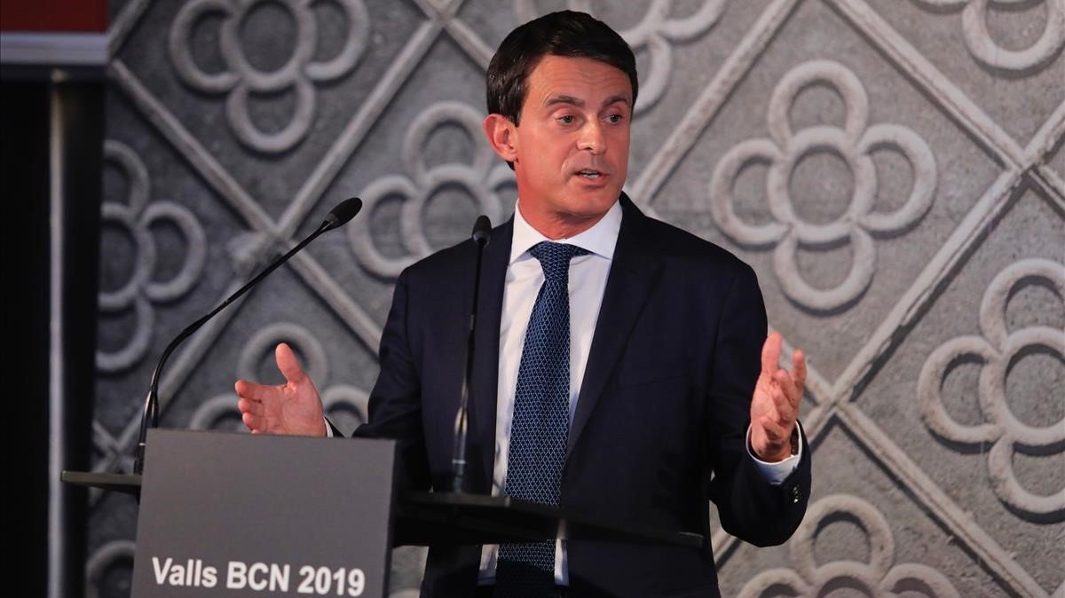 Manuel Valls, candidato a la alcaldía de Barcelona