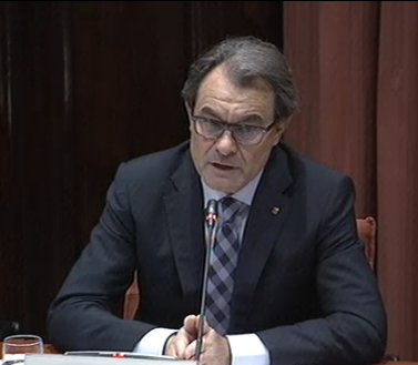 Artur Mas al Parlament