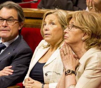 Mas, Ortega i Rigau al Parlament