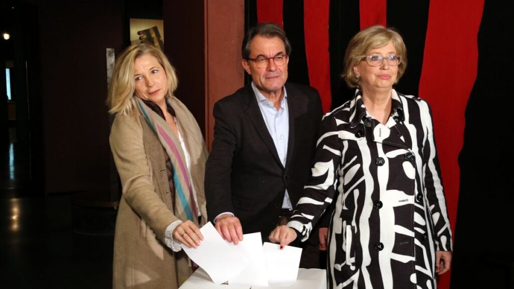 Artur Mas, Joana Ortega e Irene Rigau