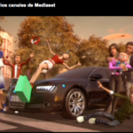 'Frame' del vídeo de l'atropellament mortal dels dos canals de Mediaset