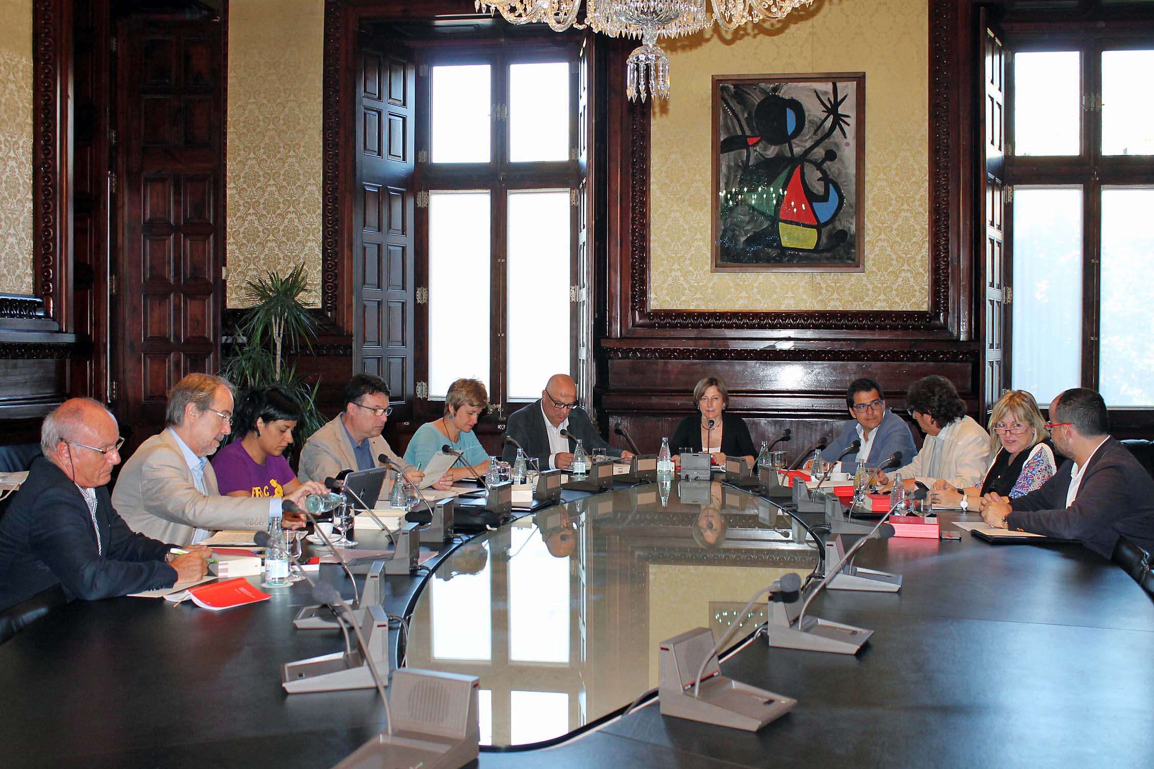 Mesa del Parlament de Catalunya