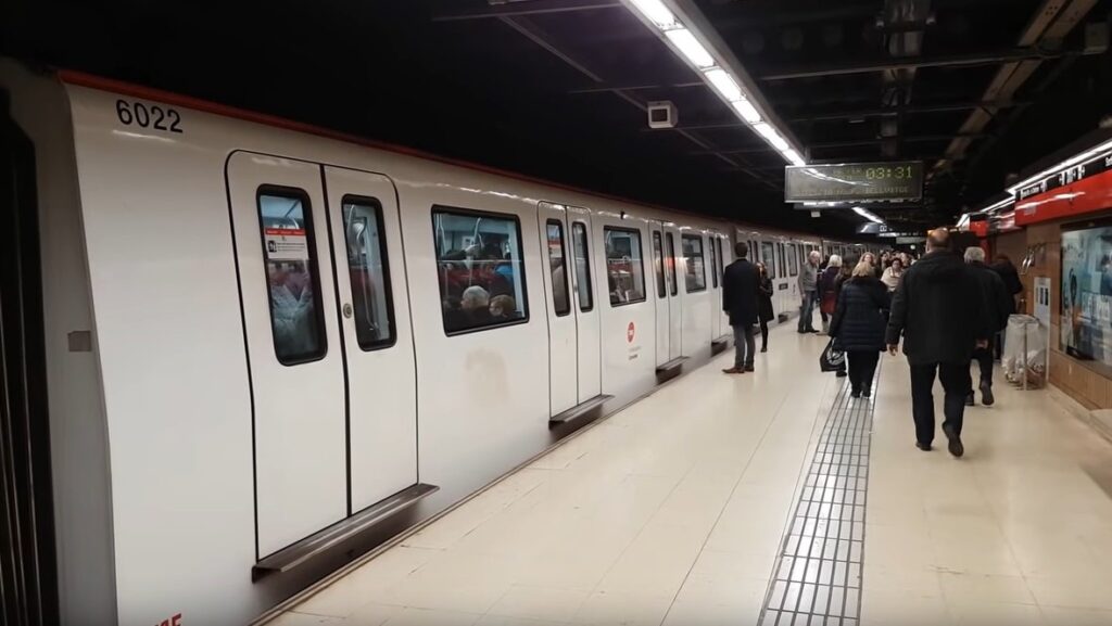 Estacio de Cataluña del metro de Barcelona