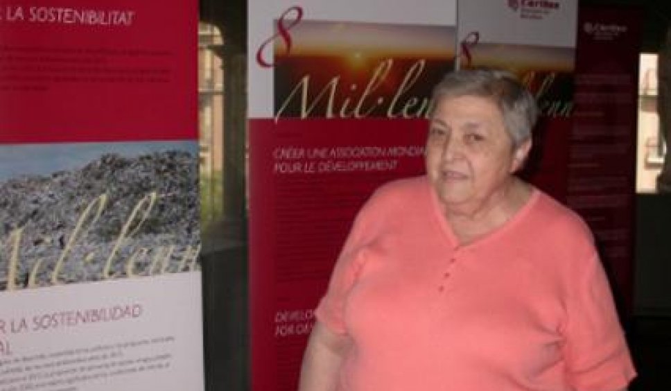 Núria Gispert, quan va rebre la Medalla d'Honor del Parlament