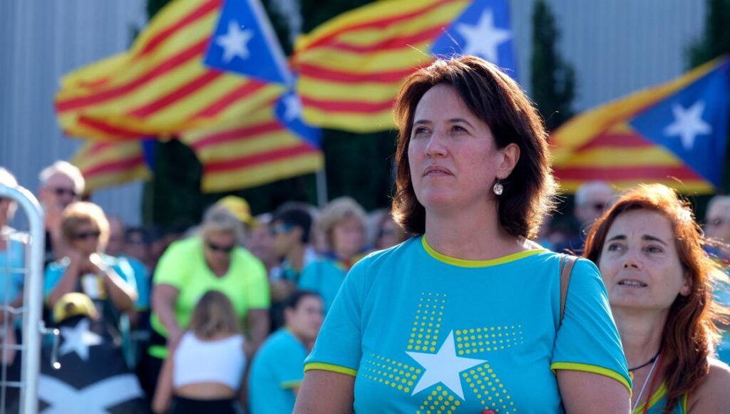 La presidenta de la Asamblea Nacional Catalana, Elisenda Paluzie, en