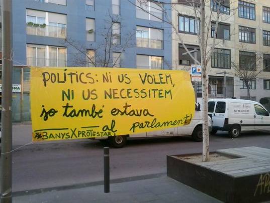 pancarta jo parlament